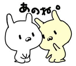 heartrending love (rabbit) sticker #10099912