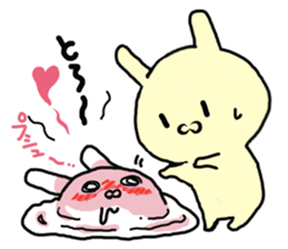 heartrending love (rabbit) sticker #10099925