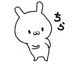 heartrending love (rabbit) sticker #10099932