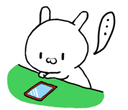 heartrending love (rabbit) sticker #10099933