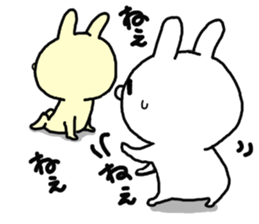 heartrending love (rabbit) sticker #10099941