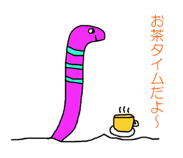 Everyday of spotted garden eel sticker #10100558