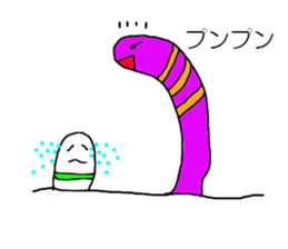 Everyday of spotted garden eel sticker #10100567