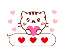 Balloon Cat Message sticker #10100824