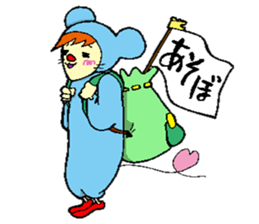 Everyone Friends!!!  Mouse's  Maaasu!!!! sticker #10100874