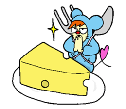 Everyone Friends!!!  Mouse's  Maaasu!!!! sticker #10100876