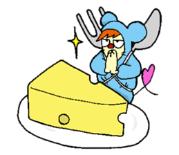 Everyone Friends!!! Mouse's Maaasu!!!! sticker #10100876
