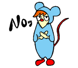 Everyone Friends!!!  Mouse's  Maaasu!!!! sticker #10100896