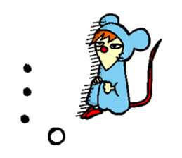 Everyone Friends!!!  Mouse's  Maaasu!!!! sticker #10100909