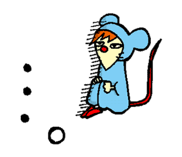 Everyone Friends!!! Mouse's Maaasu!!!! sticker #10100909