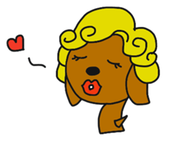 Talking dachshund 6 sticker #10100993