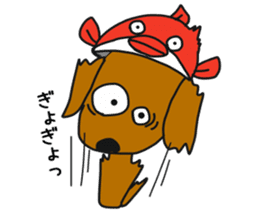 Talking dachshund 6 sticker #10100997