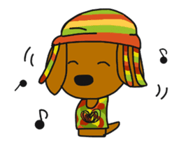 Talking dachshund 6 sticker #10101003