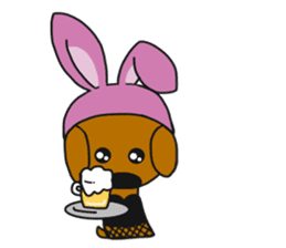 Talking dachshund 6 sticker #10101004