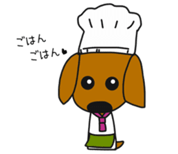 Talking dachshund 6 sticker #10101005