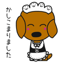 Talking dachshund 6 sticker #10101007