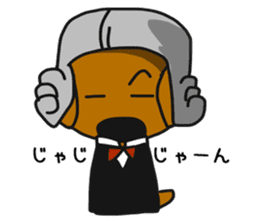 Talking dachshund 6 sticker #10101011