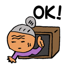 nagata grandma sticker #10101090