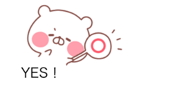 The balloon of the White Bear sticker #10101753