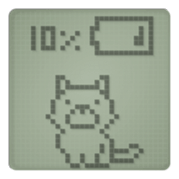 Dog in a small LCD sticker #10103080