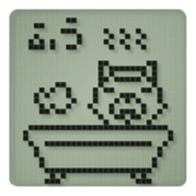 Dog in a small LCD sticker #10103098