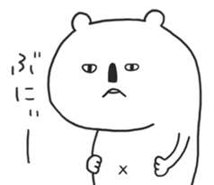 Bear wearing socks sticker #10103407