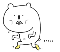 Bear wearing socks sticker #10103425