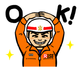 RISE  FIREFIGHTER STICKER sticker #10103760