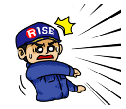 RISE  FIREFIGHTER STICKER sticker #10103785