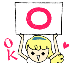 Alice & Friends:Cute Alice in Wonderland sticker #10103801