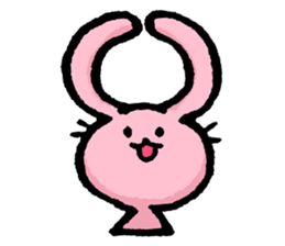 Cuuute? rabbit Sticker sticker #10104282