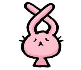 Cuuute? rabbit Sticker sticker #10104283