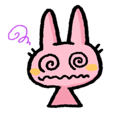 Cuuute? rabbit Sticker sticker #10104284