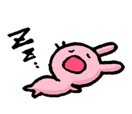 Cuuute? rabbit Sticker sticker #10104286