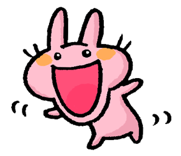 Cuuute? rabbit Sticker sticker #10104289