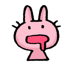 Cuuute? rabbit Sticker sticker #10104290