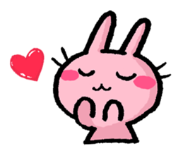 Cuuute? rabbit Sticker sticker #10104292