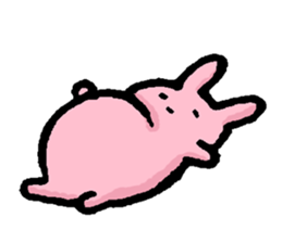 Cuuute? rabbit Sticker sticker #10104295