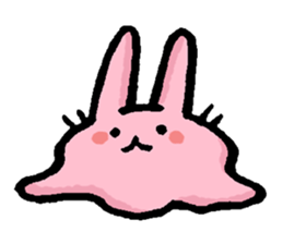 Cuuute? rabbit Sticker sticker #10104297