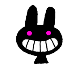 Cuuute? rabbit Sticker sticker #10104299
