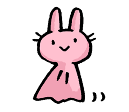 Cuuute? rabbit Sticker sticker #10104306