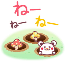 Spring -Chocolate bear- sticker #10104443