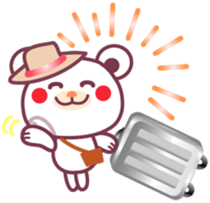 Spring -Chocolate bear- sticker #10104458