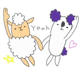 Sheep and  Koala sticker #10105670