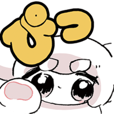 omochialien words Collection sticker #10105693