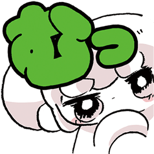 omochialien words Collection sticker #10105701