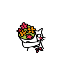 Glasses & cat sticker #10105728