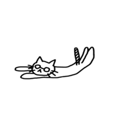 Glasses & cat sticker #10105736