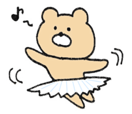Mr. Bear"Kumao"4 sticker #10105877