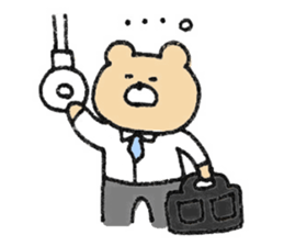 Mr. Bear"Kumao"4 sticker #10105901